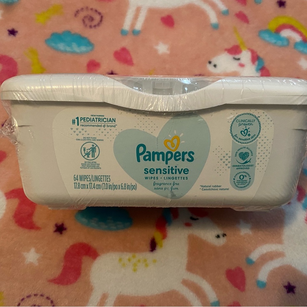 💥SALE-2day ONLY- Pampers baby wipes- 64 count Pop up new SEALED box READ